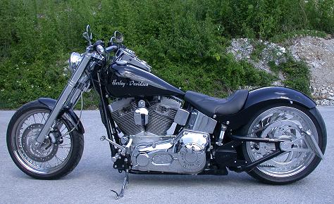 Harley Davidson Softail FXSTI Black